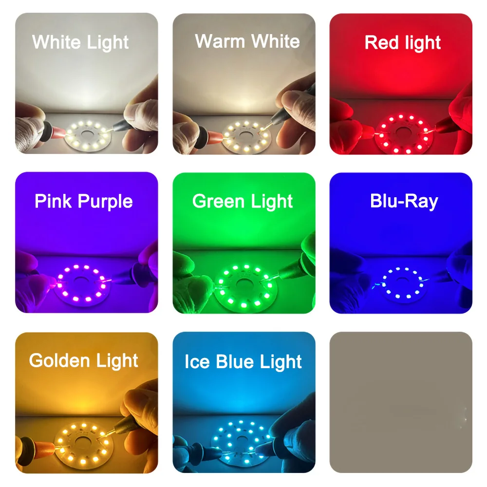 Low Voltage 12V Colored Light 3W 5W 7W 9W 12W White Light Warm Light Red Light Green Light Blue Light Core Patch Light Source