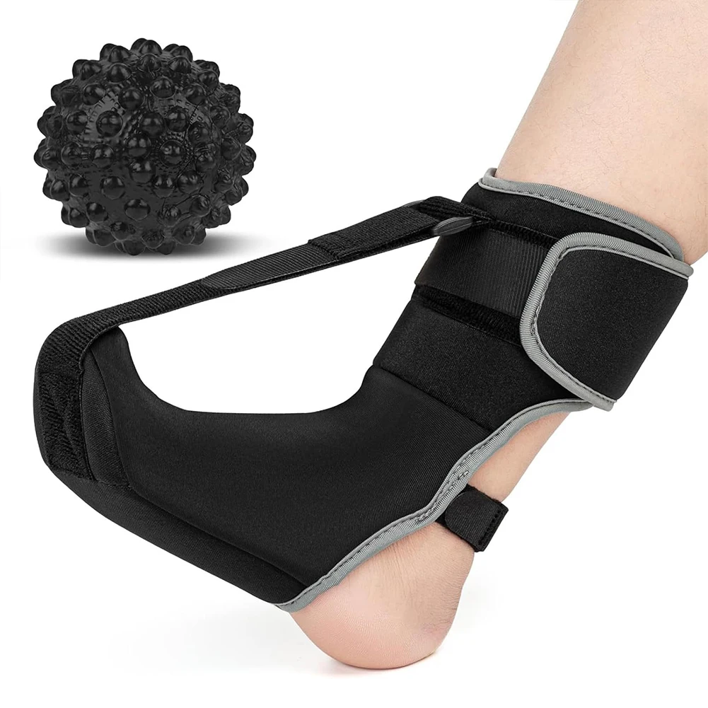 

Plantar Fasciitis Night Splint Sock with Arch Support/Massage Ball Soft and Comfortable Foot Brace Plantar Fascia Brace