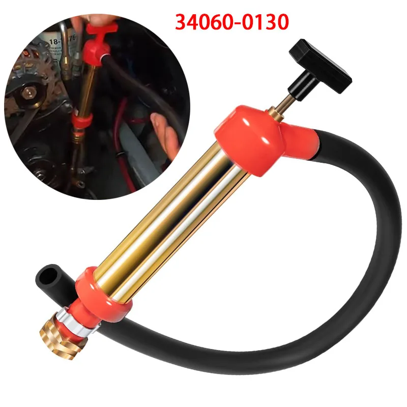 34060-0130 Marine Engine Oil Drain Hand Pump Boat Oil Change Pump Fits for OMC, Mercruiser, Brass,10.25