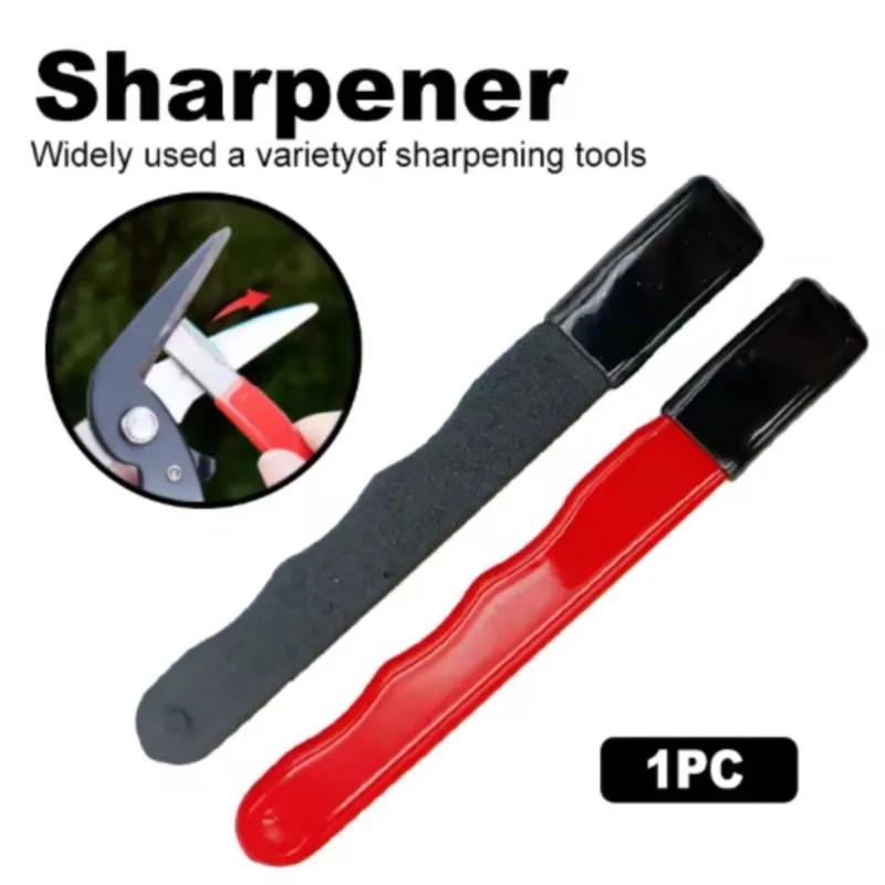 Portable Sharpener Household Kitchen Knife Scissors Axes Cut Tool Sharpen Stones Outdoor Garden Scissor Polish Repair Accessory