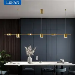 Modern Led Chandeliers Dining Table Ceiling Living Room Chandelier Kitchen Hanging Light Fixture Dimmable Indoor Lighting Lamp