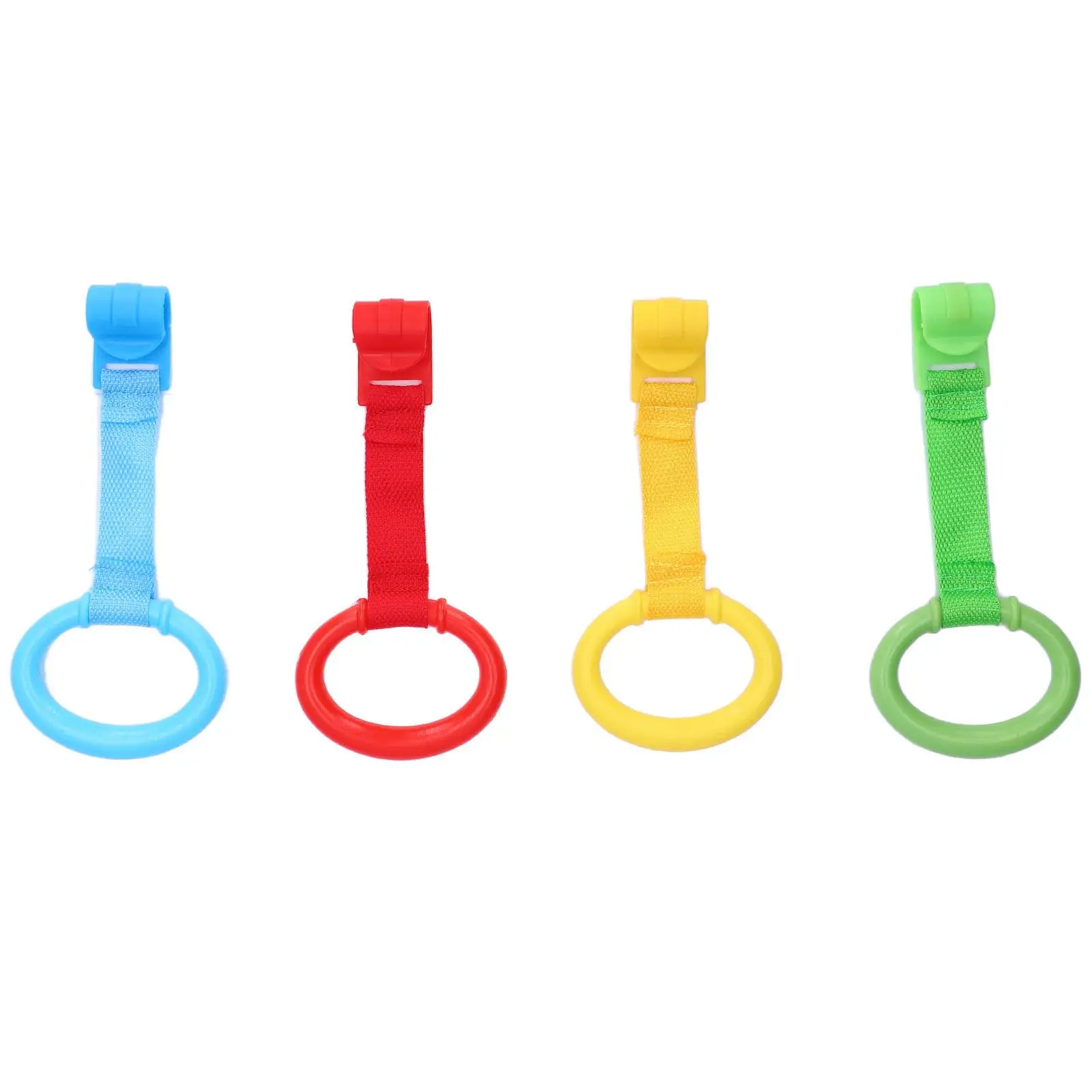 

Infant Pull Up Rings - Safe Adjustable Bar for Crib & Baby Support, Ideal for Family Use