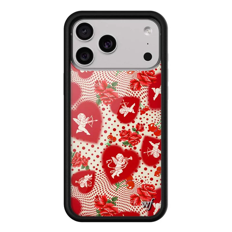 

INS Cute Angel Love Lemons Wildflower Phone Case for iPhone 13 17 12 14 15 16Pro Max Plus Hot Love Heart rose Flower cover﻿﻿﻿﻿﻿﻿