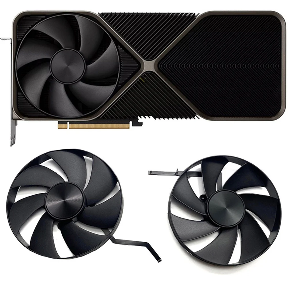 For NVIDIA RTX4080 4090 Public Edition Graphics Card Cooling Fan Graphics Card Replacement Parts Accessories