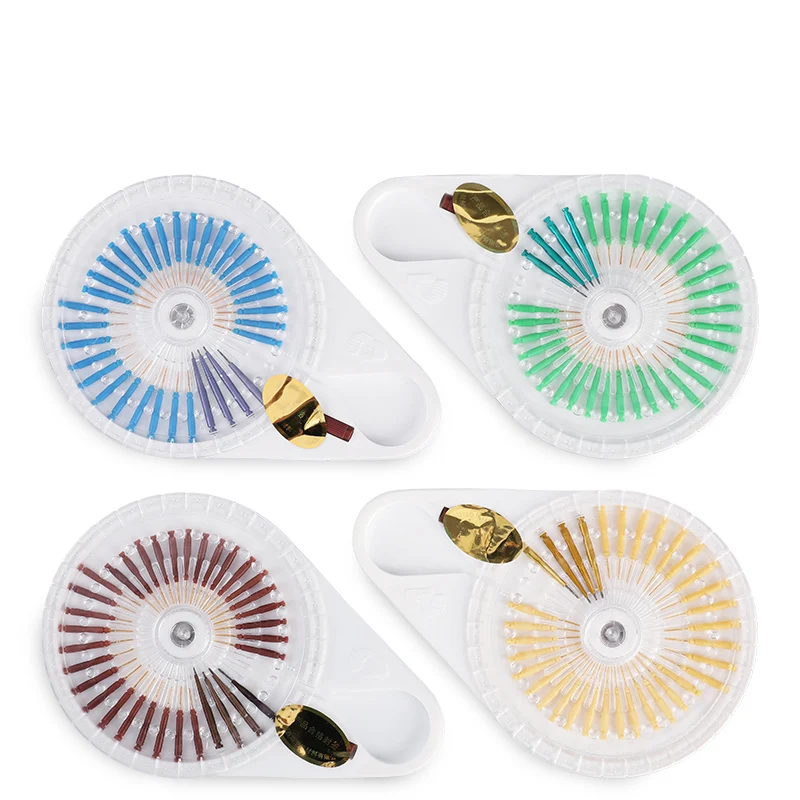 Dental self-tapping and self-breaking bone thread retaining nails