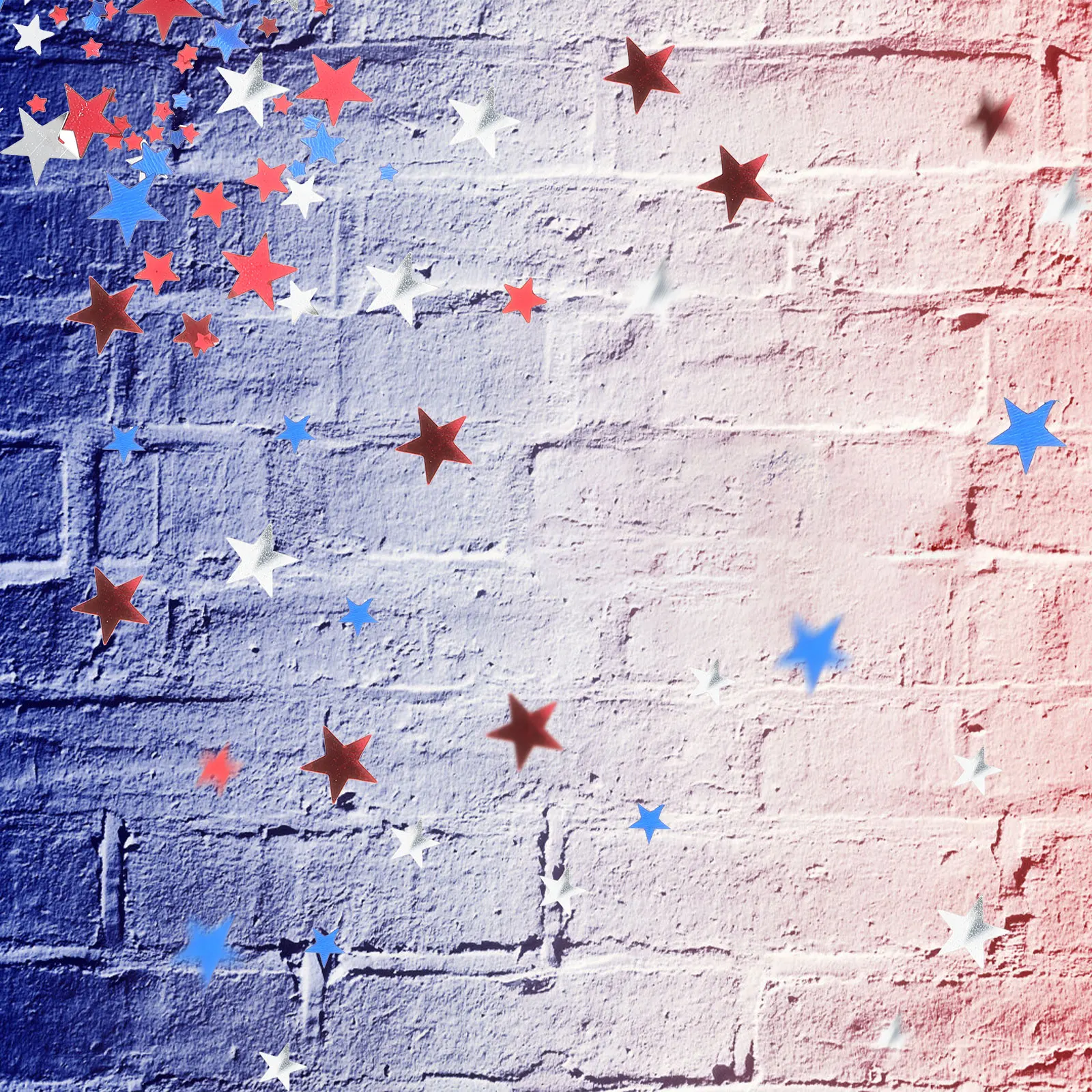 

1 Bag Independence Day Confetti Star Shape Reusable Plastic Table Decor Scatter Glitter Party Favor 4th of July Celebration