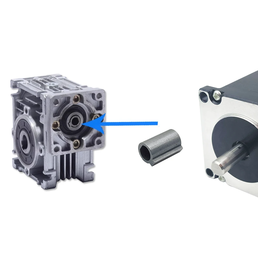 Good Price MHCNC RV030 Shaft Sleeve Adapter Worm Gear Reducer Shaft Sleeve 6.35mm 8mm Shaft Stepper Motor