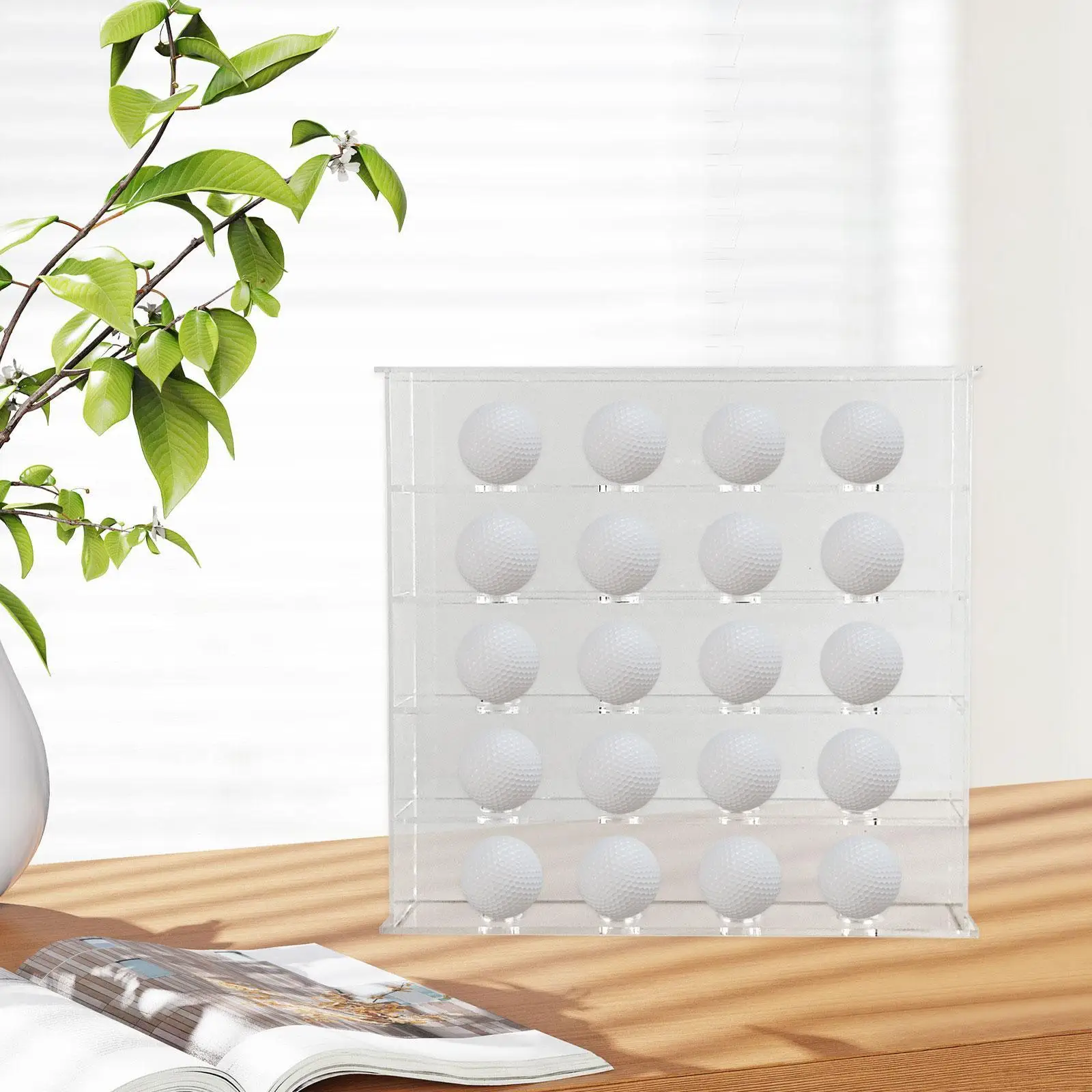 

Витрина для мяча для гольфа, защитная коробка для хранения, держатель для мяча для гольфа