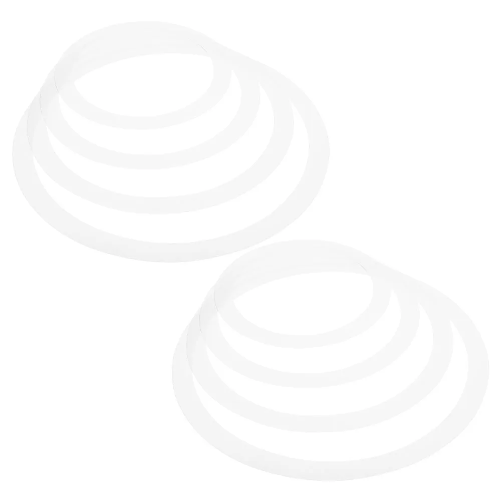 

2 set Kit Mute Ring Set Durable Pc Film Material Easy Install Silent Practice Pad For Snare Drum Drum Practice Accessories