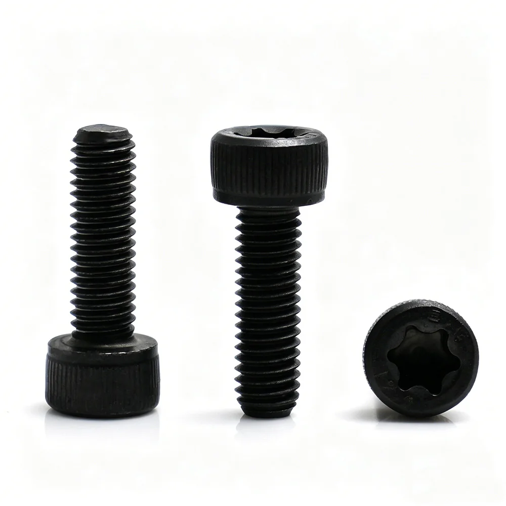 1-8pcs 12.9 Grade Six Lobe Torx Cap Screws Star Drive Cylindrical Bolt M3 M4 M5 M6 M8 M10 M12