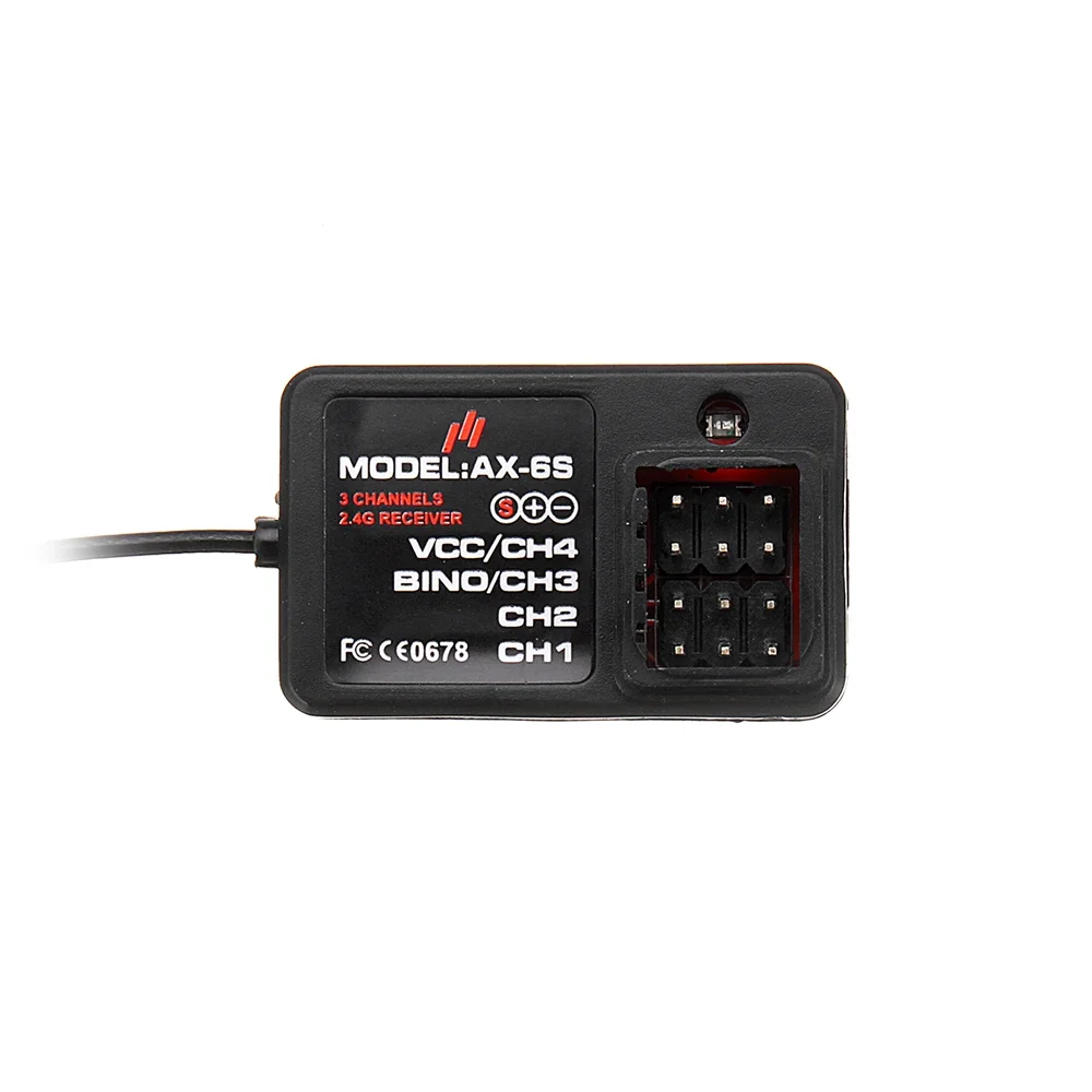 AUSTAR AX6S 2.4G 4CH RC جهاز إرسال راديو السيارة مع جهاز استقبال AX-6S #6
