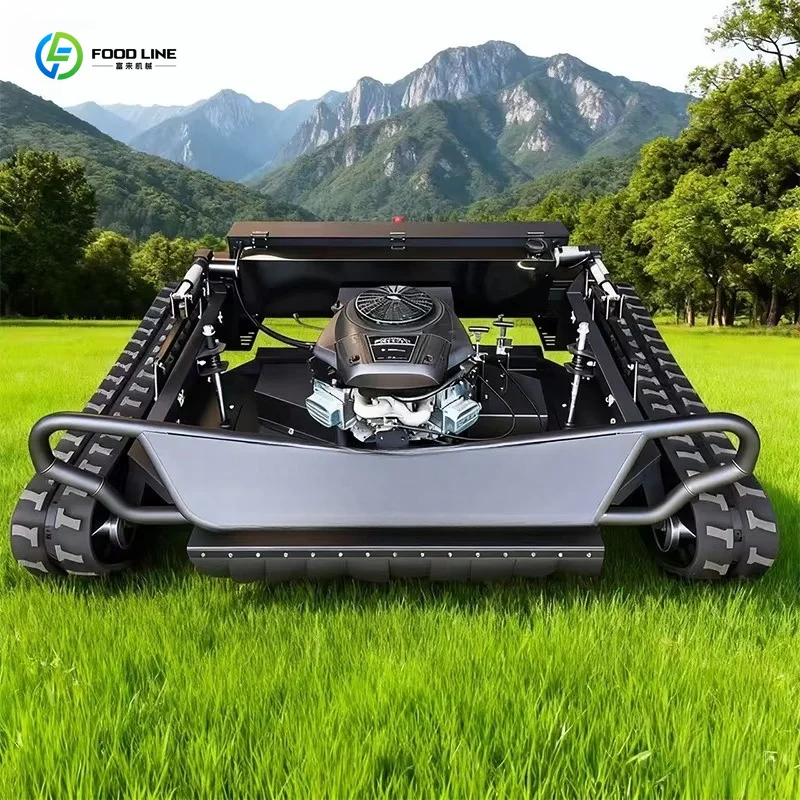 Customized Large Scale Agricultural Robot Lawn Mower Multifunctional Remote Control Garden Equipment