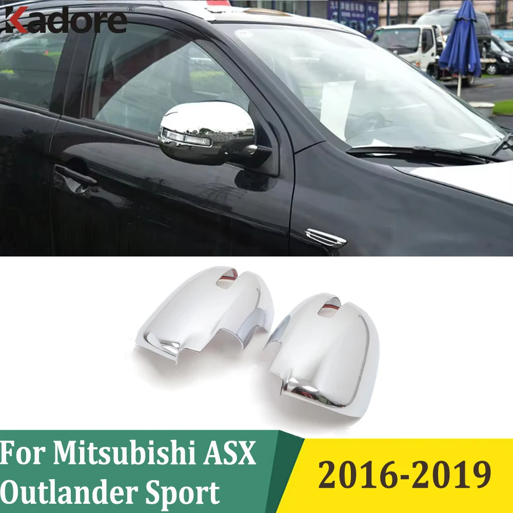 

Для Mitsubishi ASX Outlander Sport 2016 2017 2018 2019, хромированная боковая дверь, зеркало заднего вида, накладка, аксессуары