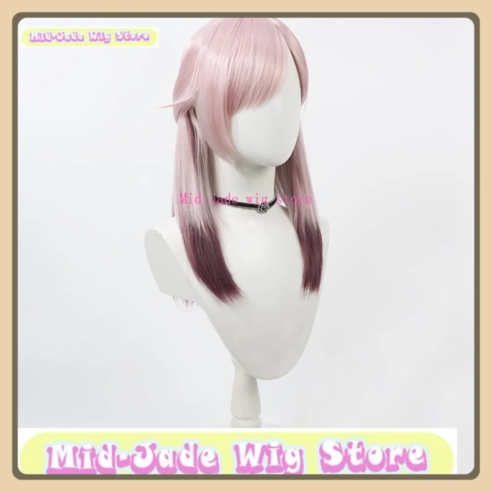 Peluca de jade medio tienda hipnosis micrófono Jakurai Jinguji Cosplay peluca Anime juego de rol fiesta de Halloween peluca sintética