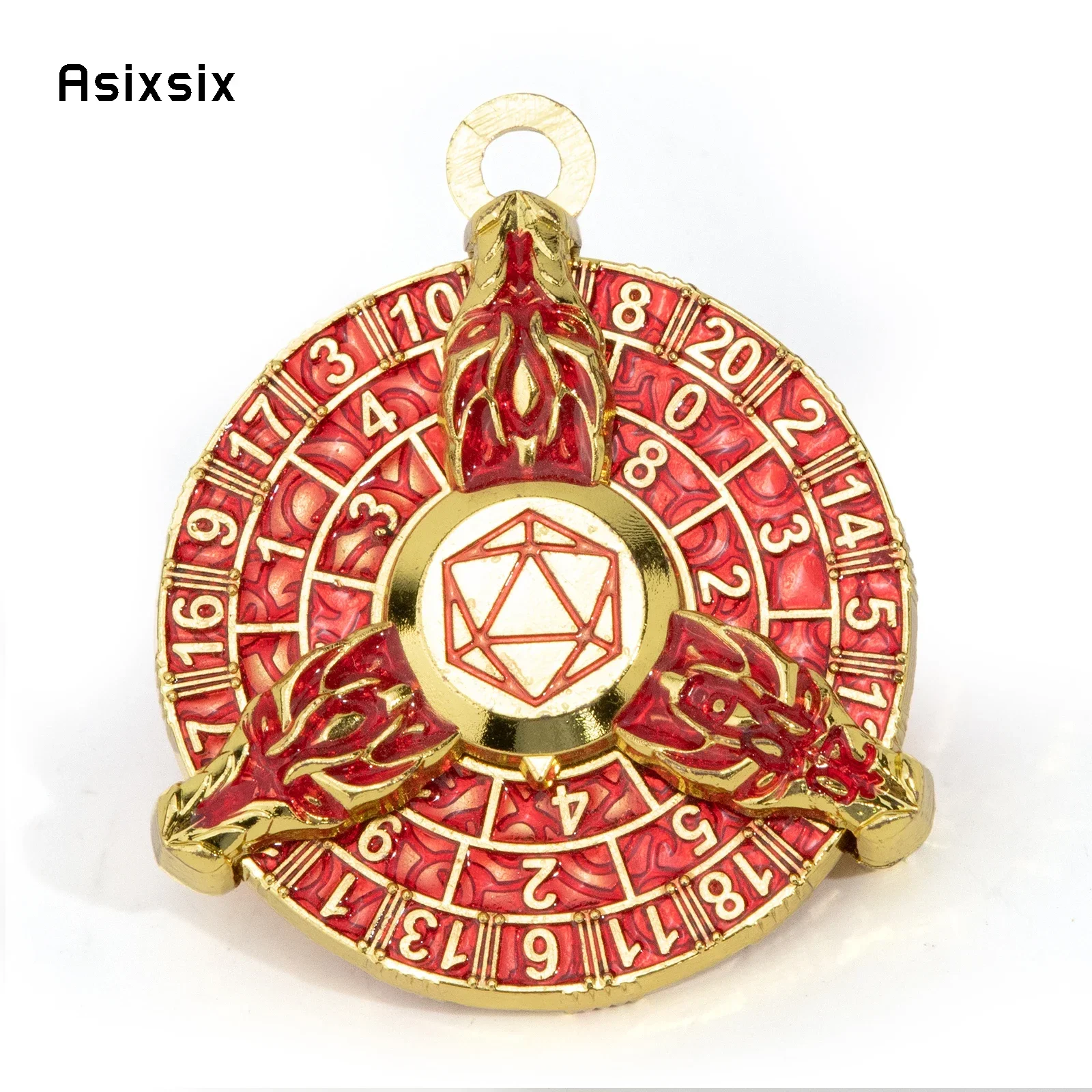 

Golden Red A Spinning Wheel Toy With Dice For A Multiplayer Rotation Party Dice Prop, Featuring A Dice Scoring System