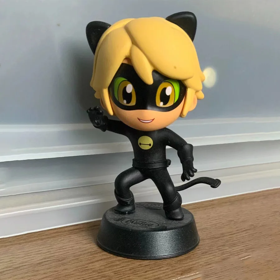 Miraculous Ladybug Cat Noir Anime Figurine Collect Queen Bee Rena Rouge Marinette Cute Dolls Blind Box Figure Ornaments Gifts