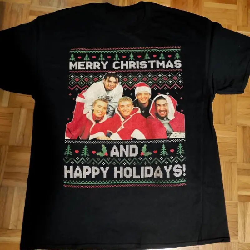 

Ugly Christmas Nsync T Shirt Full Size S 345XL UU560