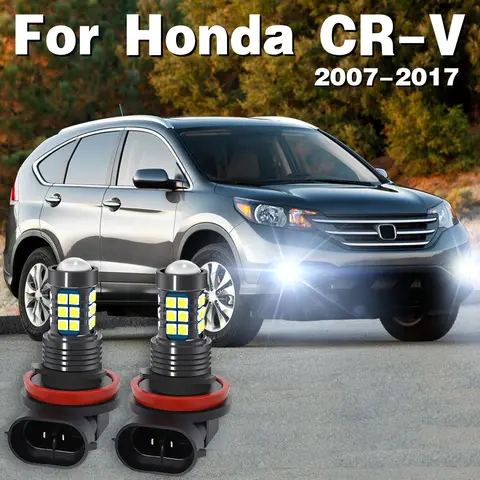 LED Anteriore Fendinebbia Lampadina Per Auto Per Honda CR-V CRV 2007 2008 2009 2010 2011 2012 2013 2014 2015 2016 2017 Accessori