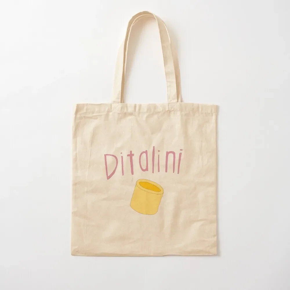 Ditalini Tote Bag bolso grande bolsos mujer 2025 Bolsa de tela