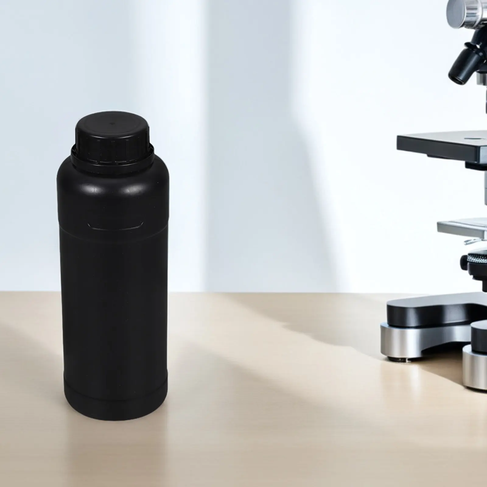 10Pcs Laboratory Reagent Bottles 500Ml Tamper Evident Cap Wide Mouth Opaque Pe Chemical Storage Bottles for Liquid Samples