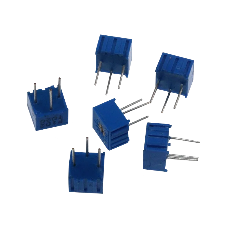 

10pcs 3362P Series Resistance 101 102 103 104 105 201 202 203 204 205 501 502 503 504 Trimpo Trimmer Potentiometer100R 200R 3362