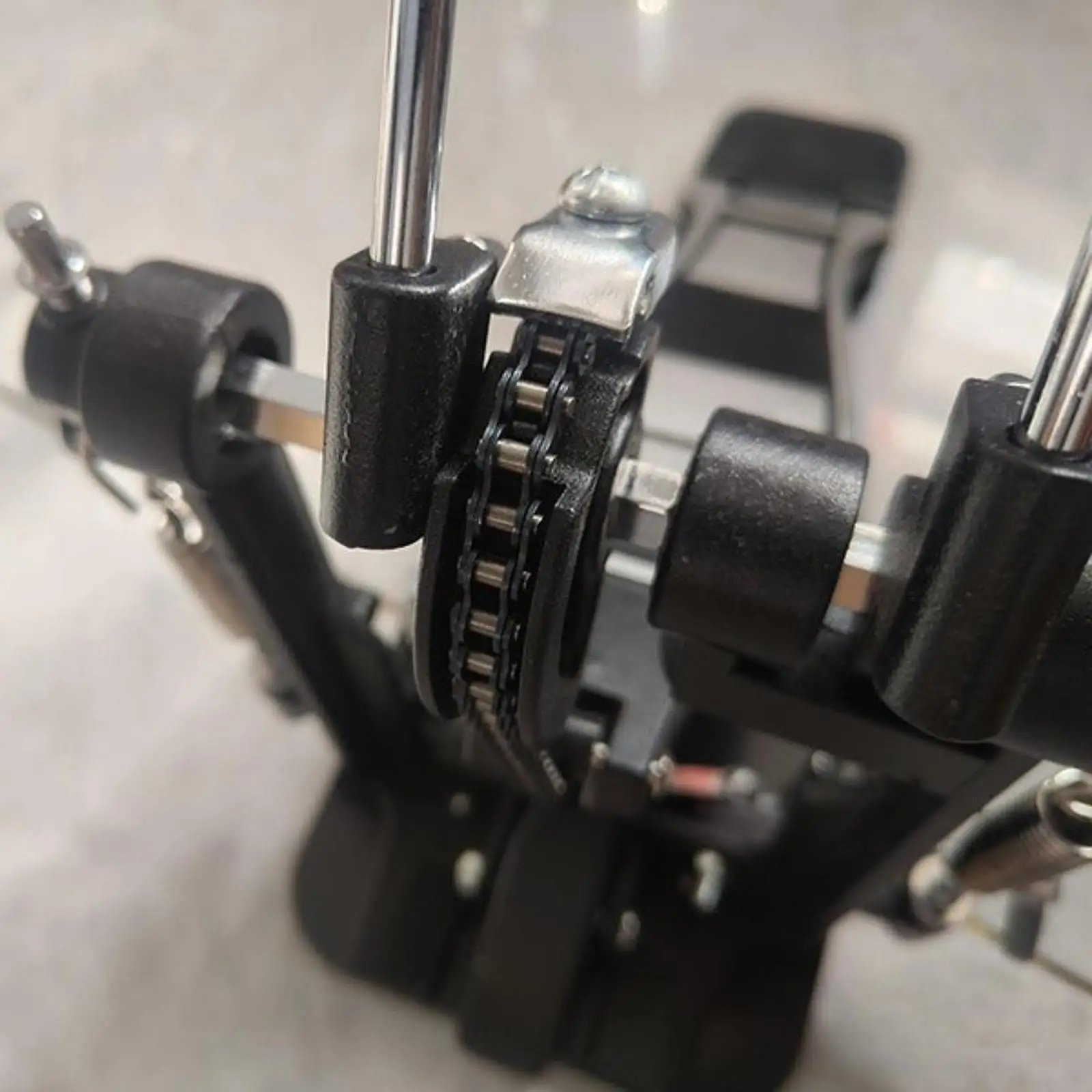 

Aluminum Double Foot Kick Drum Pedal with Anti Slip Design for Bass Drum Set Performance