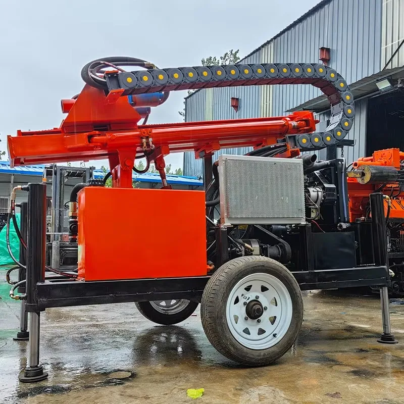 Mini Borehole Drilling Rig Small Portable Machine For Home Courtyard Garden Water Well Drilling