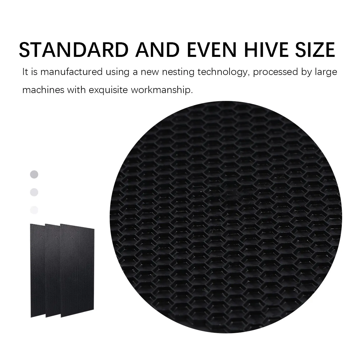 

10 pcs Plastic Nest Foundation Bee Hive Base Beeswax Sheets Deep for Beekeeping Tools Honeycomb Building Garden Supplies