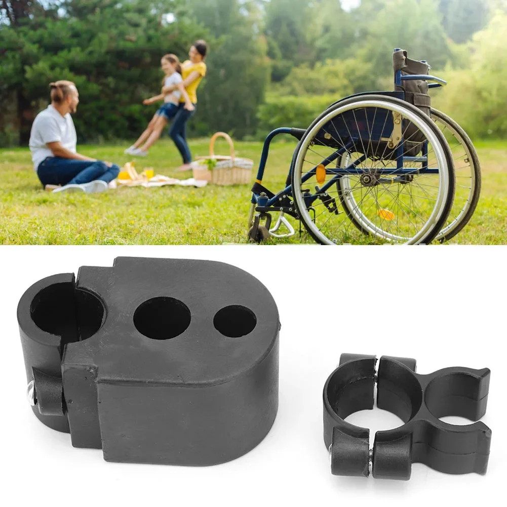 Adjustable Wheelchair Crutch Seat Walking Stick Rack Bracket Wheelchair Fixed Crutch Holder Assisted Tool Wheelchair Accessories