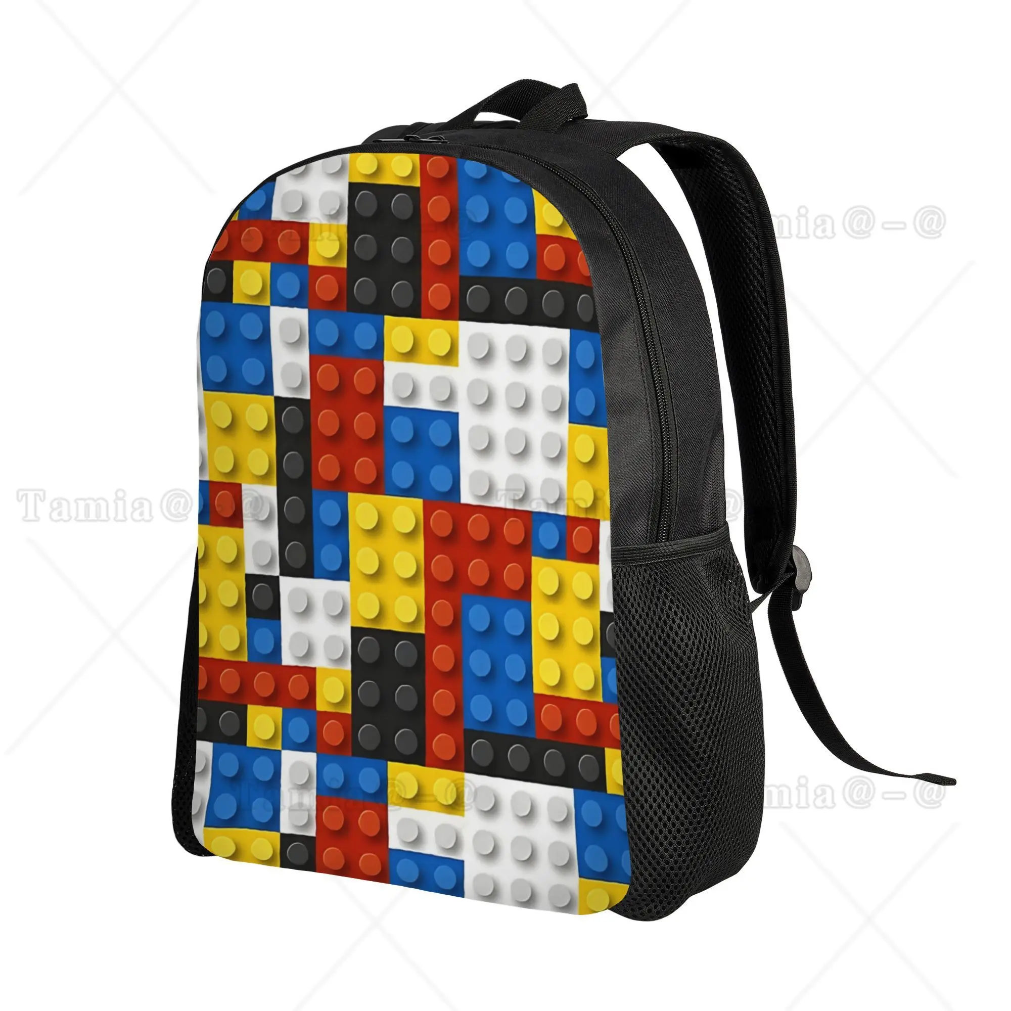 Dragonfly Design Mandala Print Backpack Large Capacity Computer Laptop Bag Book Bag For Work Travel Office College