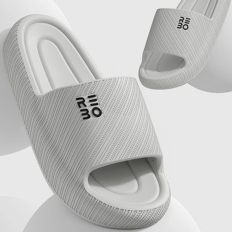 الصيف شباشب على الموضة حذاء رجالي سحابة النعال للمرأة المنزل صندل مسطح تدليك الوجه يتخبط الأزواج الحمام داخلي الشرائح