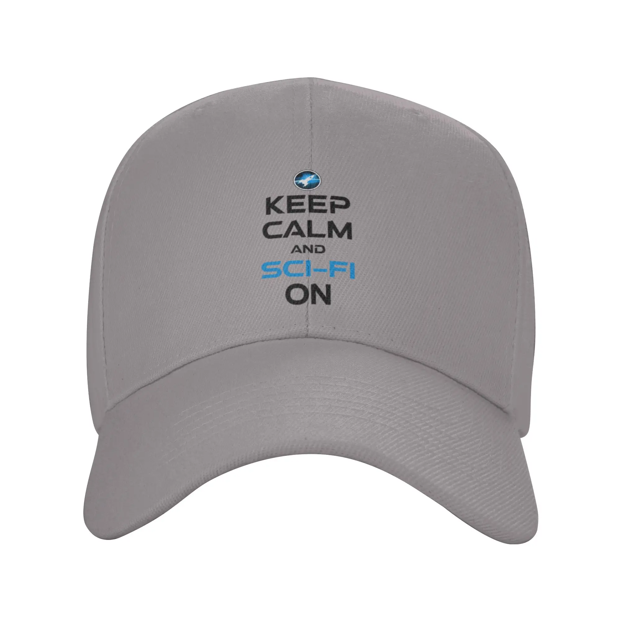 Keep Calm And Sci-Fi On Trendy Baseball Cap Running Low Profile Baseball Cap