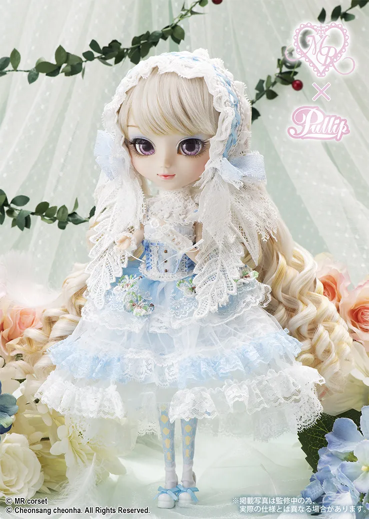 本物の 1/6 プーリップ人形コレクションラベル P-288 エンジェル Bjd