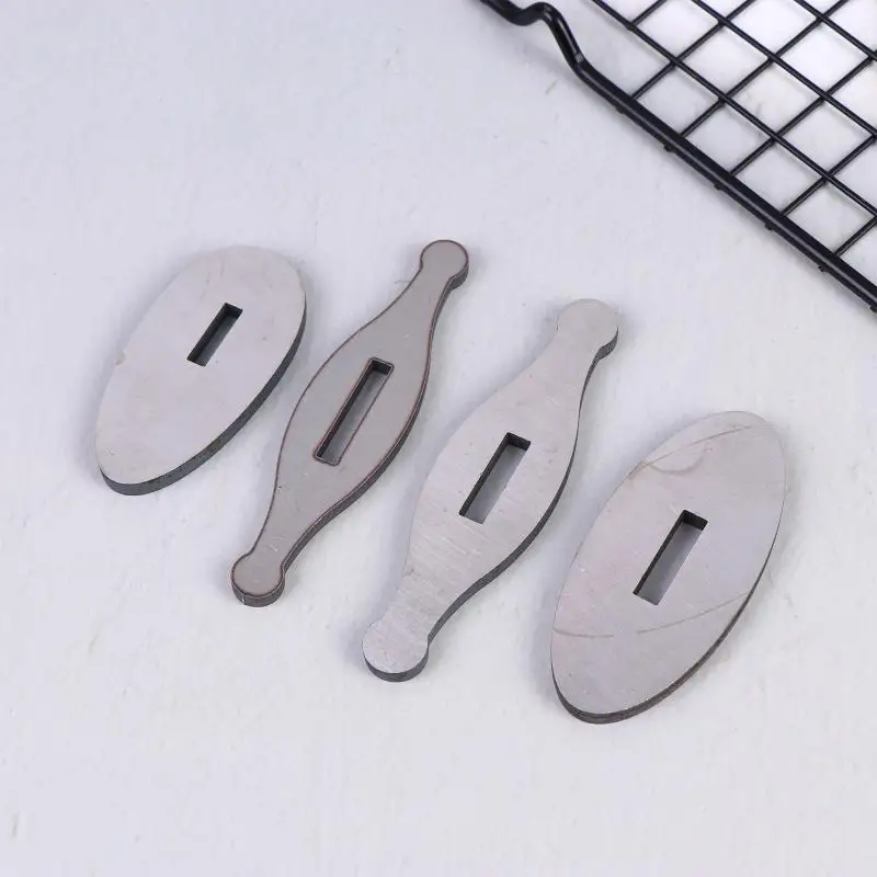 1Pc Knife Finger Guard Bolster Pommel Brass Stainless Steel DIY Knife Handle Hand Guard Blanks Fixed Blade Knife Making Parts