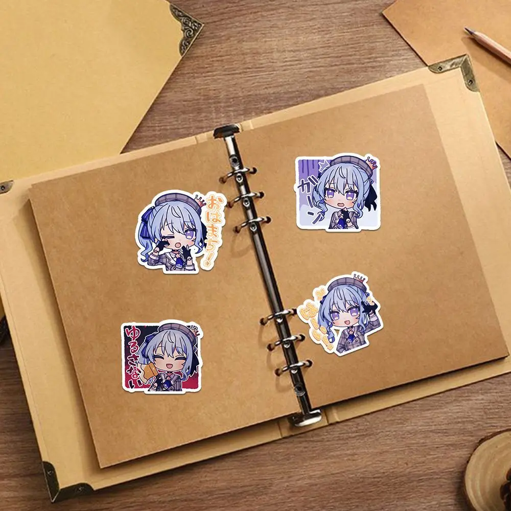 Hoshimachi Suisei Aufkleber Hochwertige Farbgebung Anime Cartoon Sekundäre Elemente Druck Studenten Niedliche Handbuch Wasserfeste Aufkleber – Detail 7