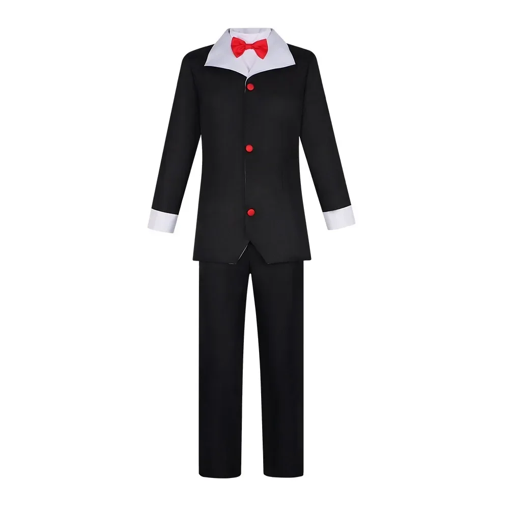 Anime Hell Inn Husk Cosplay Costume Coat Lining Pants Bow Tie Hat Full Set Le Démon Husk Role Play Uniform Suit Halloween Party - view 5
