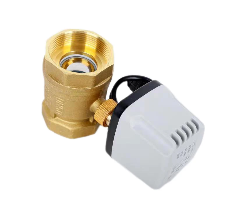 IP65 Waterproof  Motorized Ball Valve 220V 12V 24V 3-Wire 2 Control Brass Electric Ball Valve Big Torque Metal Motor