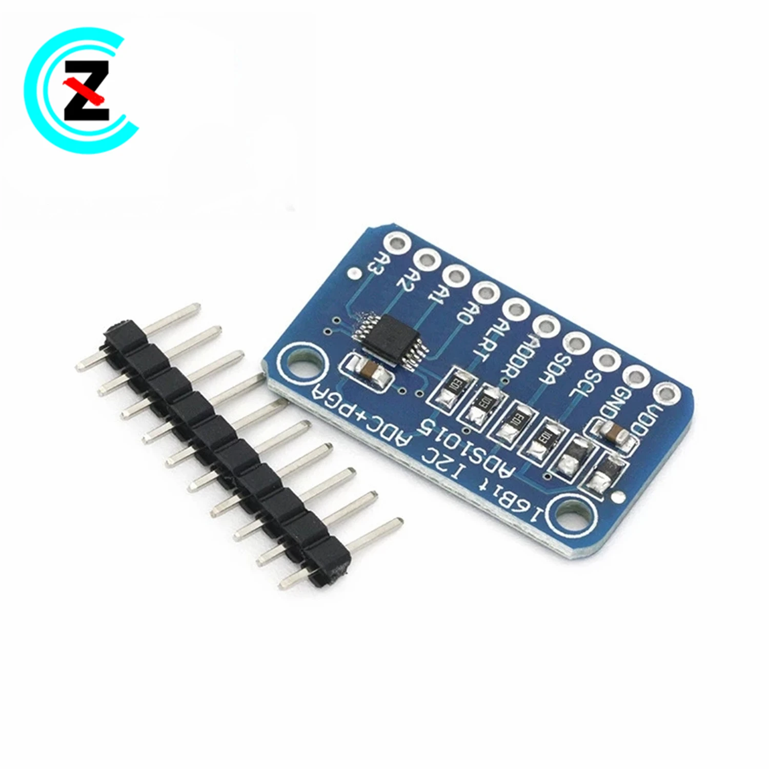 ADS1115 (16-bit) /ADS1015 (12-bit) ADC development board module