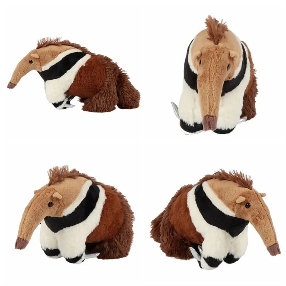 Stuffed Animal Giant Anteater Plush High Fidelity Soft Cute Simulation Anteater Plush Doll Kawai Tamandua Plush Gifts for Kids