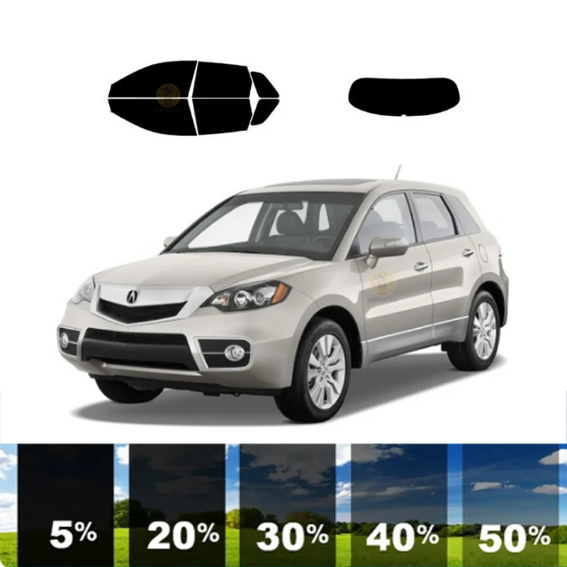 

precut Removable Window Tint Film For Car 100% UVR 5%-35%VLT Heat Insulation Carbon ﻿For ACURA RDX 4 DR SUV 2007-2012