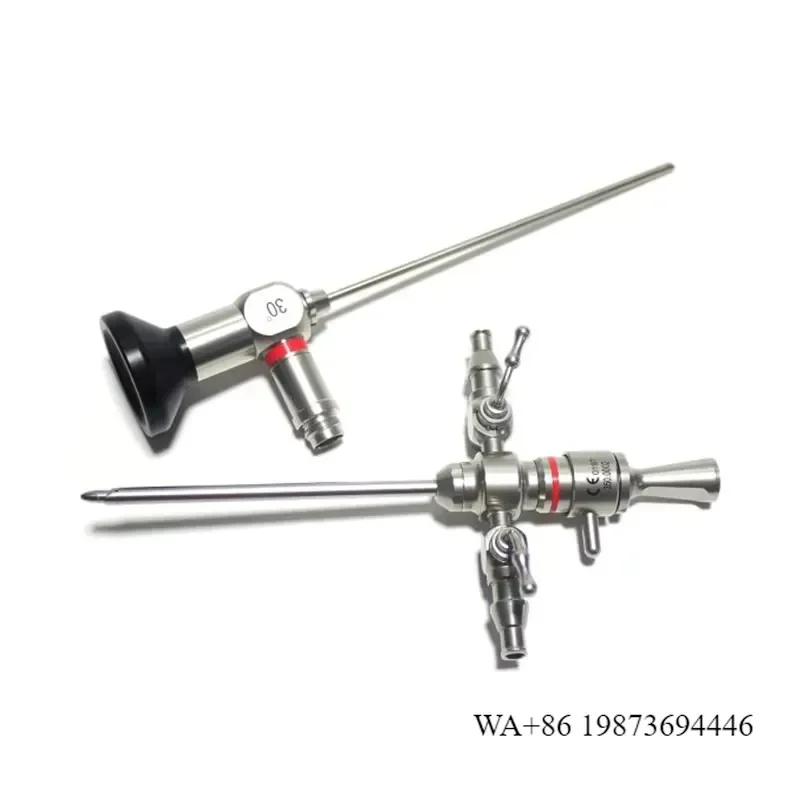 Wmwmnu for 0 30 70 Degree 2.7mm 4mm 110mm Rigid Otoscope Autoclavable Medical Instrument