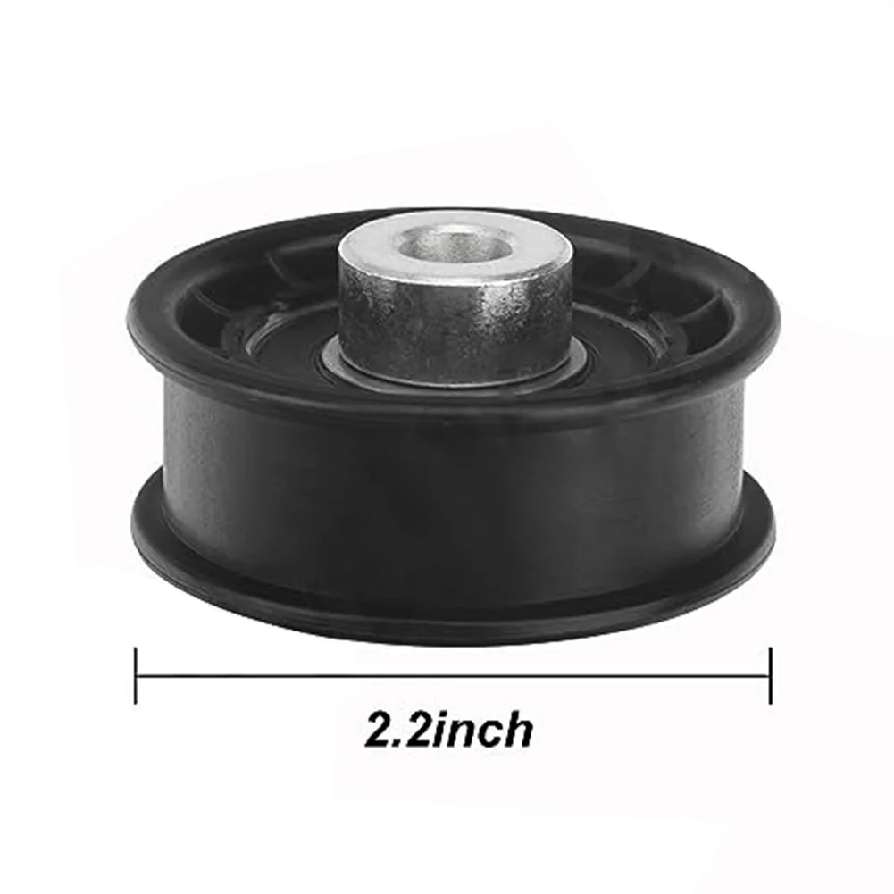 Lawn Maintenance Mower Repair Flat Idler Pulley Power Tool Part 604491 Replacement Precision Engineered Maintains Belt Tension