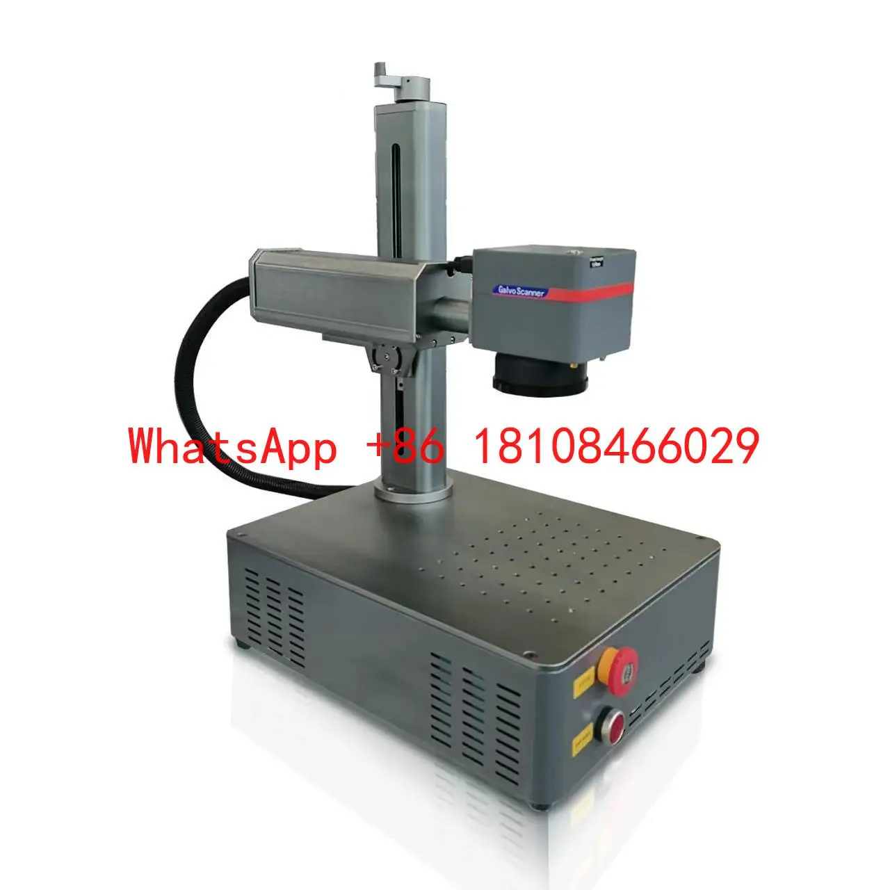 30W Small Mini Easy to Operate Fiber Laser Marking Machine Engraves All Metal Materials