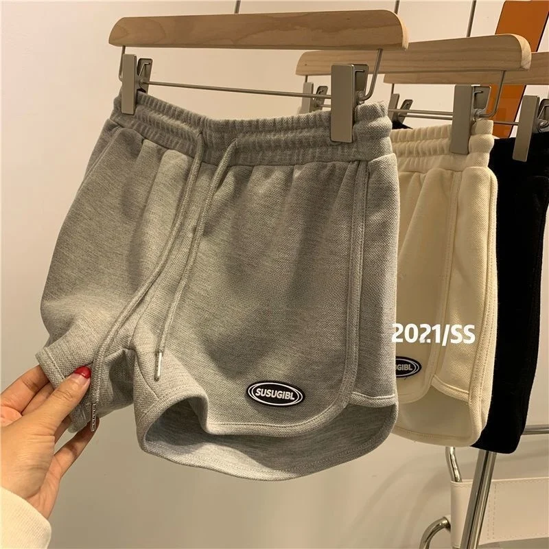 Dames hoge taille wijde pijpen ort broek zomer casual fitn homewear veelzijdige sli polyestervezel damesbroek