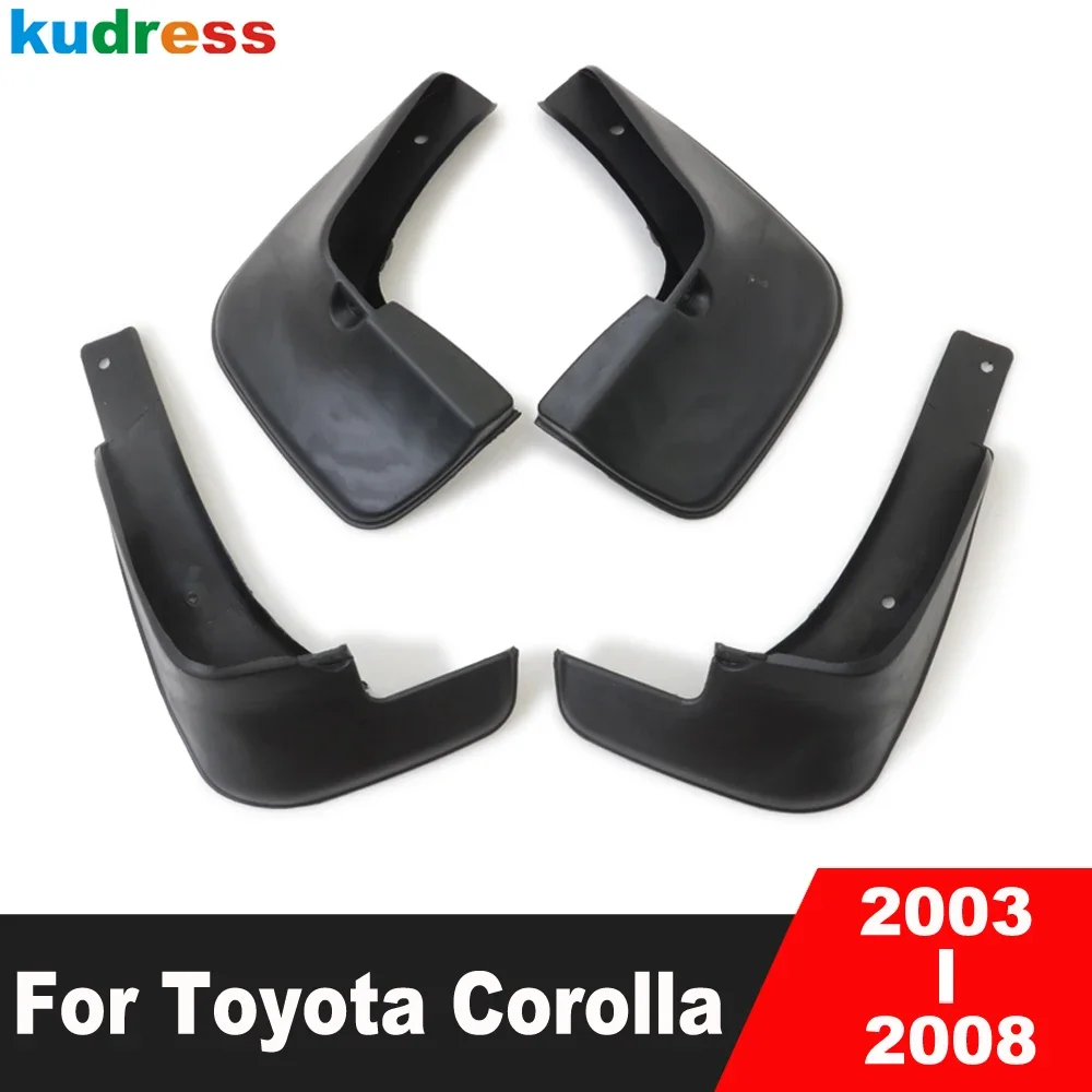 Car Mudguards For Toyota Corolla 2003 2004 2005 2006 2007 2008 Mud Flaps Splash Guards Mudflaps Front Rear Fender Accessories