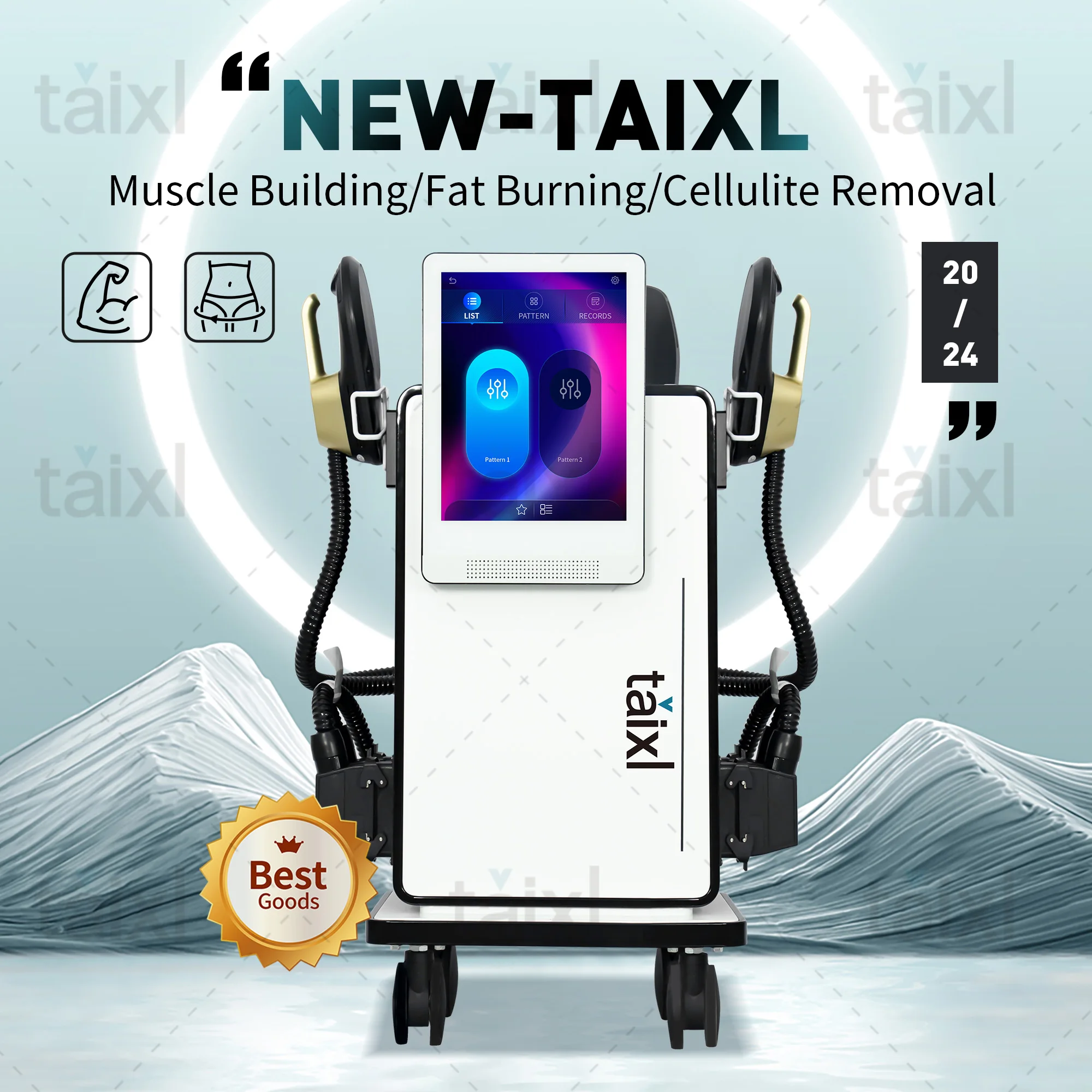 TAIXL Emagrecimento NEO RF Máquina de Tratamento de Modelagem Corporal 15 Tesla 6500W Nova Corpo Emagrecimento Equipamento de Estimulação Muscular