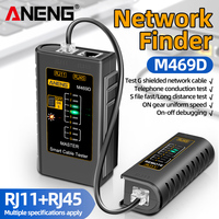 ANENG Professional Network Analyzer Tester M469D Cable lan RJ45 RJ11 RJ12 CAT5 UTP LAN Cable Tester Networking Network Repair