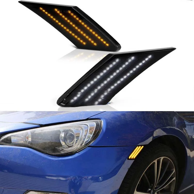 

LED light 2 PCS Suitable for 2013 Subaru BRZ side lights Toyota GT86 Toyota Scion LED leaf board turn signal