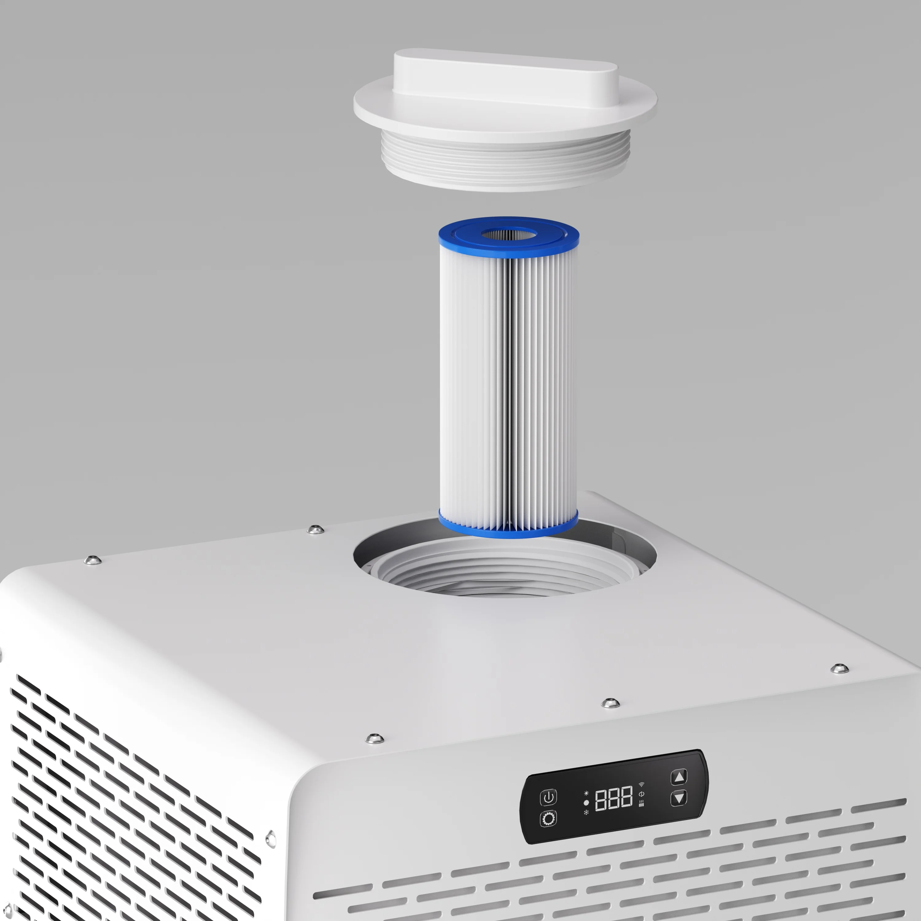 Mini Wifi APP Controlled Ice Bath Chiller Health and Wellness Water Chillers Refrigerator for Outdoor Use