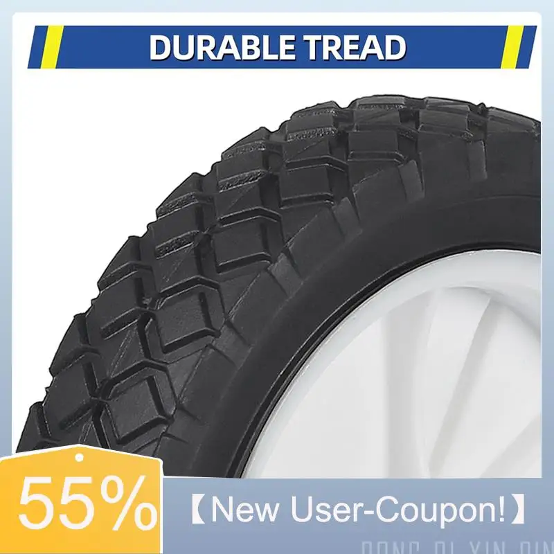 

【Fast Delivery】Durable 7 Inch Replacement Wheels 2 Pack Fit For Lawn Mowers, Utility Carts And Hand Trucks